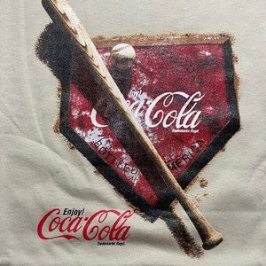 Short Sleeve Casual T-Shirt "Baseball Up" Tan, Unisex, Adult/Men/Kid, Lg  22.5"